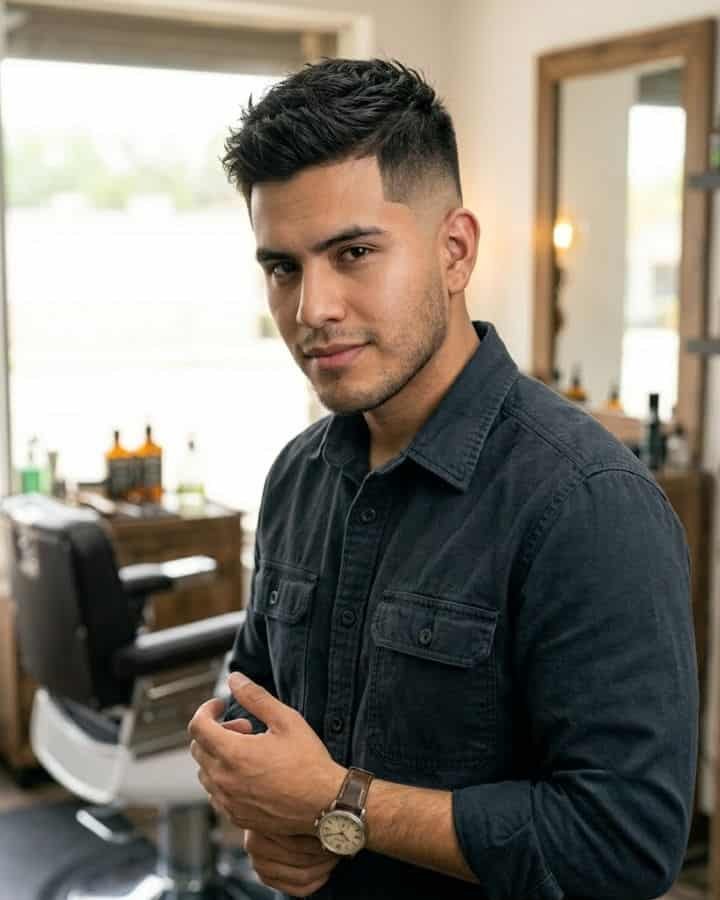Corte de cabello fade para hombre en Tizayuca